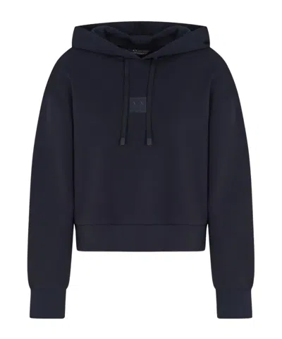 Armani Exchange Long-sleeved Sweater In Black
