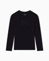 Armani Exchange Long Sleeves T-shirts In Black