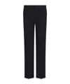 Armani Exchange Stretch Cotton Chinos In Black