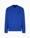 Armani Exchange Lost In Sound Crewneck Sweatshirt In Blue
