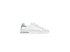 Armani Exchange Low-cut Lace-up Sneakers With Subtle Accent Detailing In White