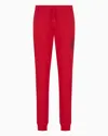 Armani Exchange Lunar New Year Fleece Jogger Trousers In Red