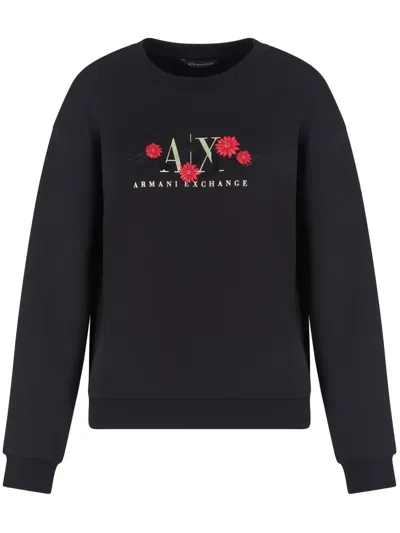 Armani Exchange Lunar New Year Sweatshirt In Black