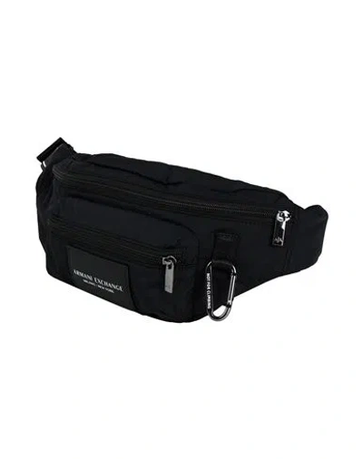 Armani Exchange Man Belt Bag Black Size - Polyamide, Polyester
