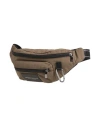 Armani Exchange Man Belt Bag Military Green Size - Polyamide, Polyester In Green