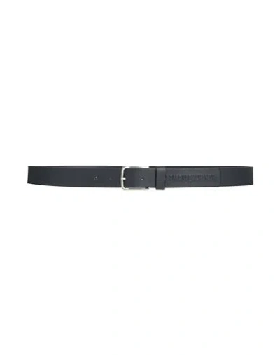 Armani Exchange Man Belt Black Size 38 Cow Leather