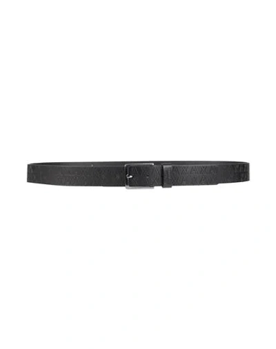 Armani Exchange Man Belt Black Size Onesize Cow Leather