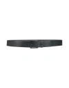 Armani Exchange Man Belt Black Size Onesize Cow Leather In Black