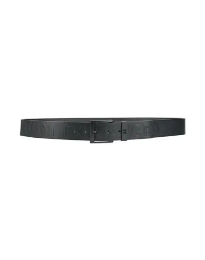 Armani Exchange Man Belt Black Size Onesize Cow Leather