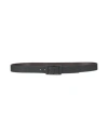 Armani Exchange Man Belt Black Size Onesize Cow Leather In Black