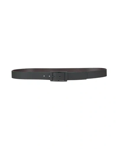 Armani Exchange Man Belt Black Size Onesize Cow Leather