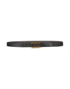 Armani Exchange Man Belt Black Size Onesize Cow Leather, Regenerated Leather