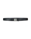 Armani Exchange Man Belt Midnight Blue Size 39.5 Leather