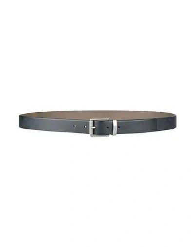 Armani Exchange Man Belt Midnight Blue Size Onesize Leather