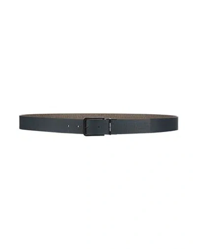 Armani Exchange Man Belt Navy Size Onesize Leather