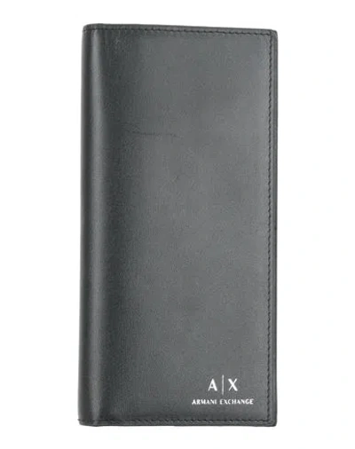 Armani Exchange Man Cardholder Black Size - Leather