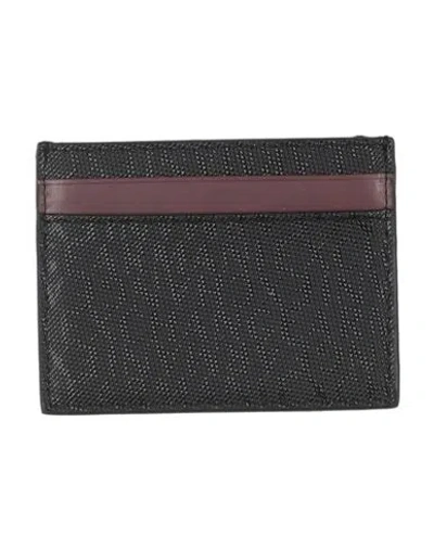 Armani Exchange Man Cardholder Black Size - Textile Fibers
