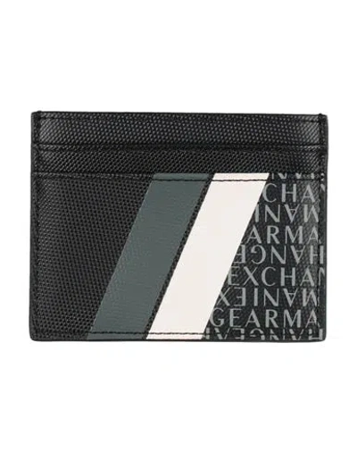 Armani Exchange Man Cardholder Black Size - Leather