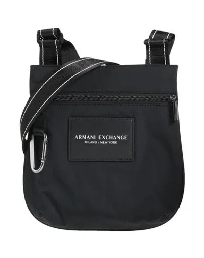 Armani Exchange Man Cross-body Bag Black Size - Polyamide