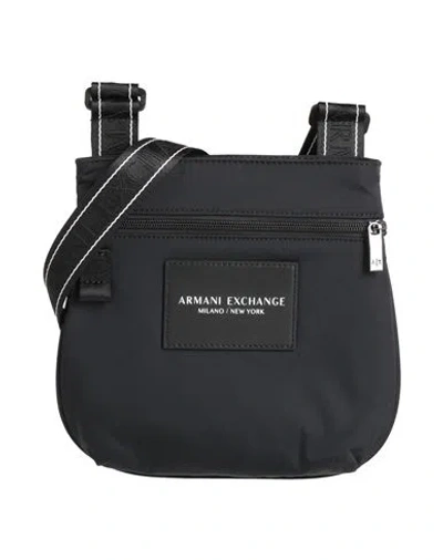 Armani Exchange Man Cross-body Bag Black Size - Polyamide