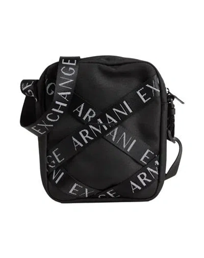 Armani Exchange Man Cross-body Bag Black Size - Polyester
