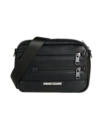 Armani Exchange Man Cross-body Bag Black Size - Polyester