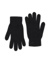 Armani Exchange Man Gloves Black Size S/m Wool, Acrylic In Black