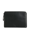Armani Exchange Man Handbag Black Size - Polyester, Polyurethane In Black