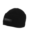 Armani Exchange Man Hat Black Size Onesize Wool, Polyamide