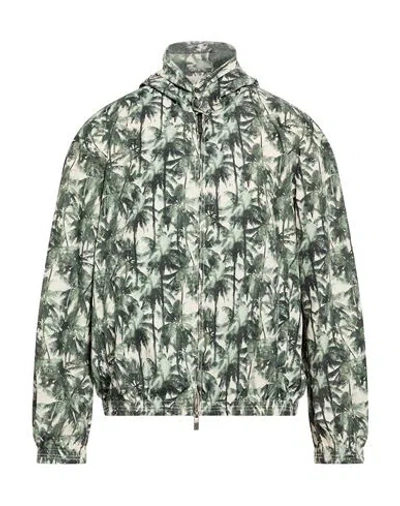 Armani Exchange Man Jacket Military Green Size M Polyester