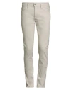 Armani Exchange Man Jeans Beige Size 34 Cotton, Elastane In Gray