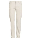 Armani Exchange Man Jeans Beige Size 34w-32l Cotton, Elastane In Multi