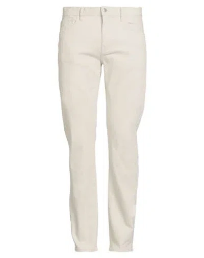 Armani Exchange Man Jeans Beige Size 34w-32l Cotton, Elastane In Multi