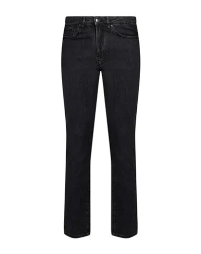 Armani Exchange Man Jeans Black Size 30 Cotton, Elastane
