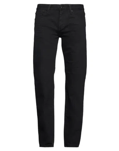 Armani Exchange Man Jeans Black Size 30w-32l Cotton, Elastane