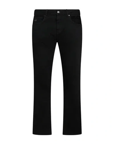 Armani Exchange Man Jeans Black Size 36 Cotton, Elastomultiester, Elastane