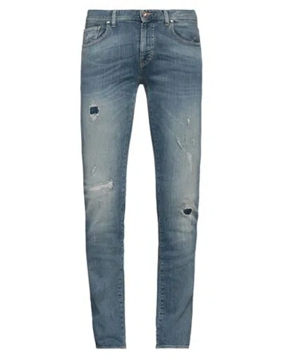 Armani Exchange Man Jeans Blue Size 29 Cotton, Elastomultiester, Elastane