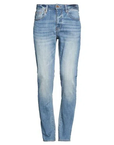 Armani Exchange Man Jeans Blue Size 29 Cotton, Polyester, Viscose, Elastane