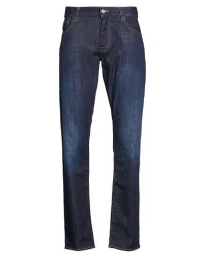 Armani Exchange Man Jeans Blue Size 30 Cotton, Elastane