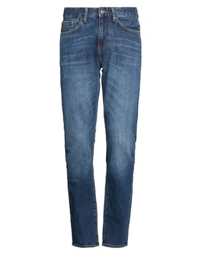 Armani Exchange Man Jeans Blue Size 30 Cotton, Elastane