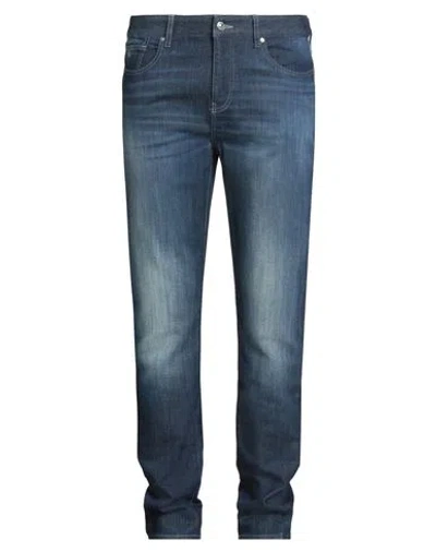 ARMANI EXCHANGE ARMANI EXCHANGE MAN JEANS BLUE SIZE 30W-32L COTTON, POLYESTER, ELASTANE