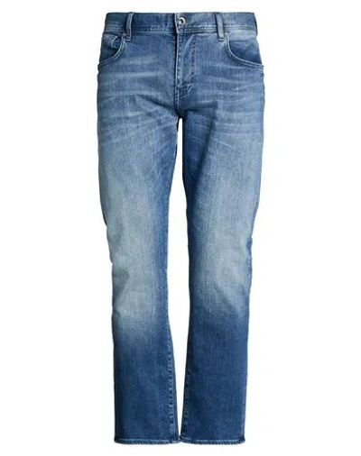 Armani Exchange Man Jeans Blue Size 31 Cotton, Elastane