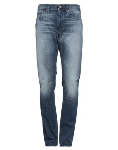 Armani Exchange Man Jeans Blue Size 31w-32l Cotton, Elastane