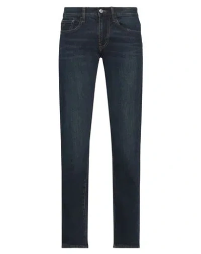 Armani Exchange Man Jeans Blue Size 31w-32l Cotton, Elastane