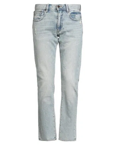 Armani Exchange Man Jeans Blue Size 31w-32l Cotton, Polyester, Elastane