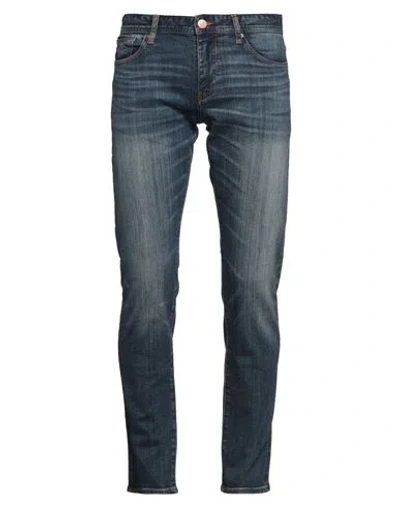 Armani Exchange Man Jeans Blue Size 33 Cotton, Elastane