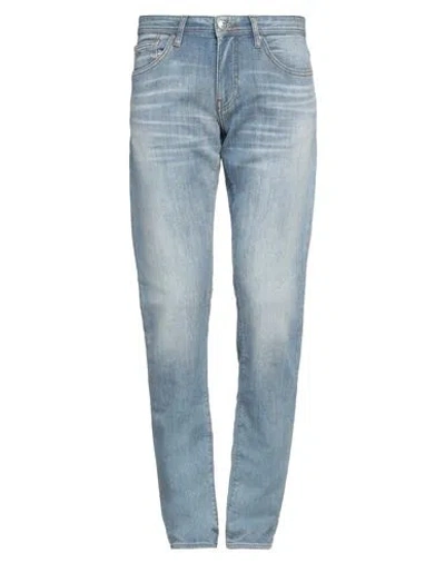 ARMANI EXCHANGE ARMANI EXCHANGE MAN JEANS BLUE SIZE 32 COTTON, POLYESTER, ELASTANE