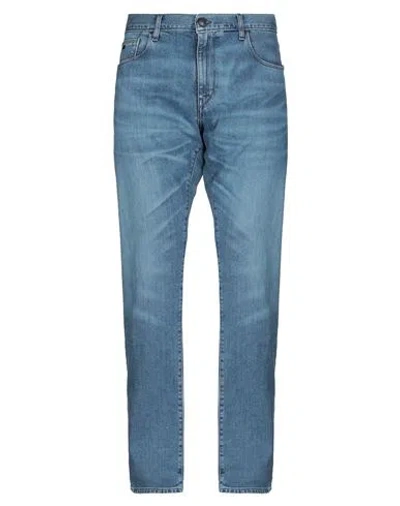 Armani Exchange Man Jeans Blue Size 32w-32l Cotton, Elastane