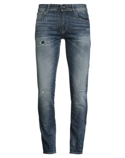 Armani Exchange Man Jeans Blue Size 32w-32l Cotton, Elastane