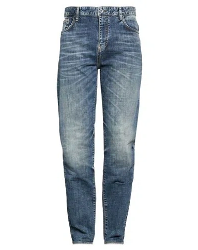 Armani Exchange Man Jeans Blue Size 32w-32l Cotton, Elastane